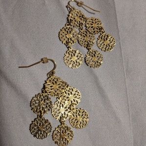 Gold "Lacey" Lia Sophia earrings